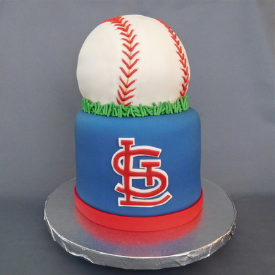 St Louis Cardinals Baseball Cake