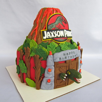 Jurassic Park Jurassic World cake