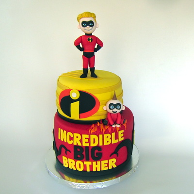 Incredibles Dash and Jack Jack Cake