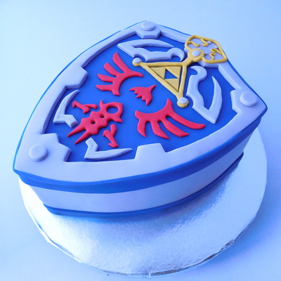 Zelda Hylian Shield Cake