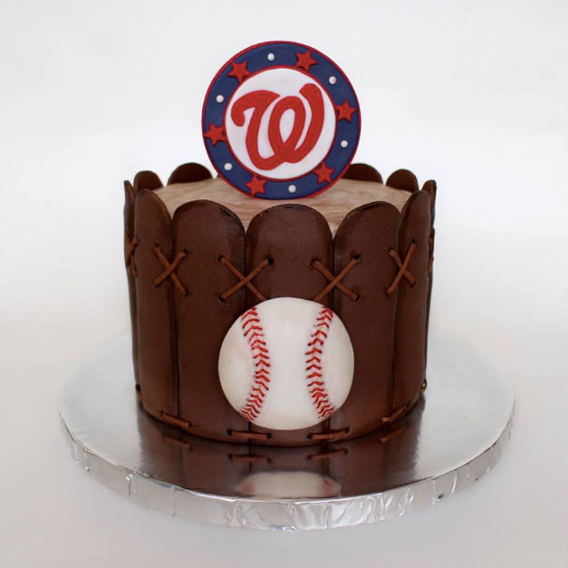 Washington Nationals Baseball Glove Cake